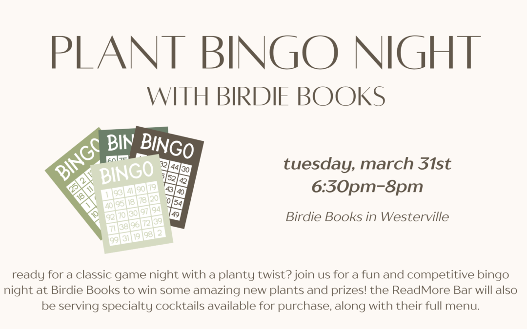 Bingo with Over Grown and Birdie Books