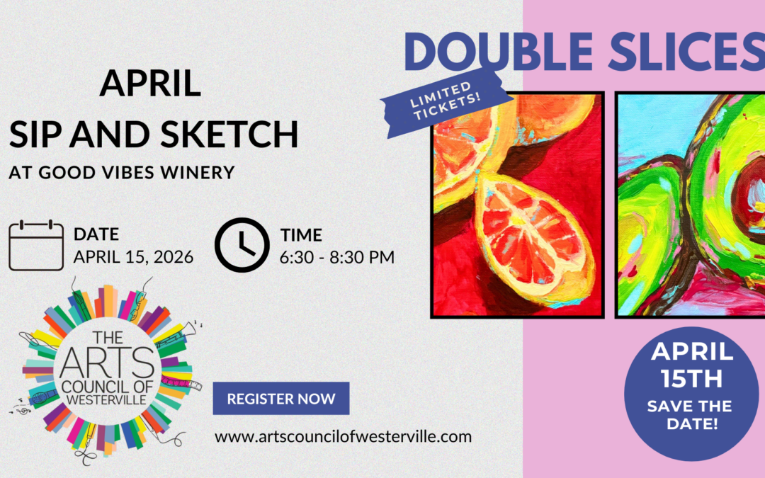 April Sip & Sketch Double Slices